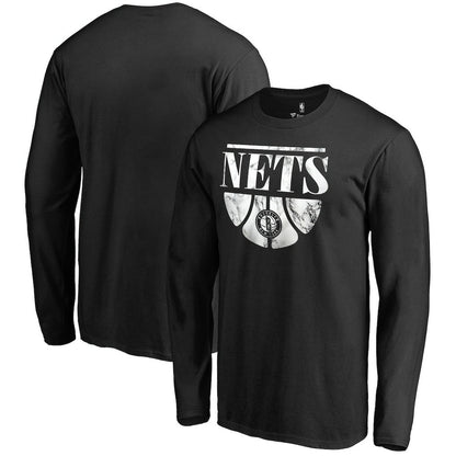 Brooklyn Nets Buckets Long Sleeve T-Shirt - Black shop