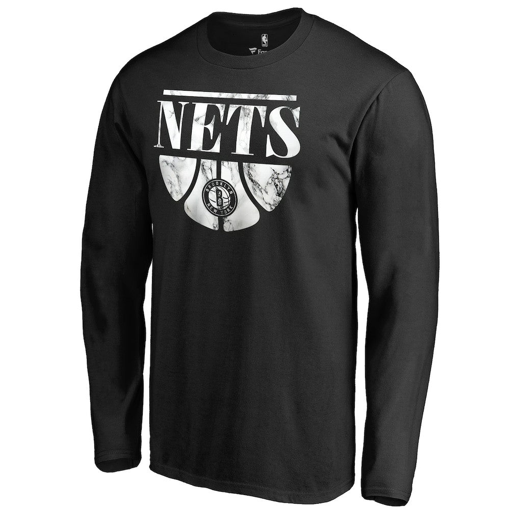 Brooklyn Nets Buckets Long Sleeve T-Shirt - Black shop
