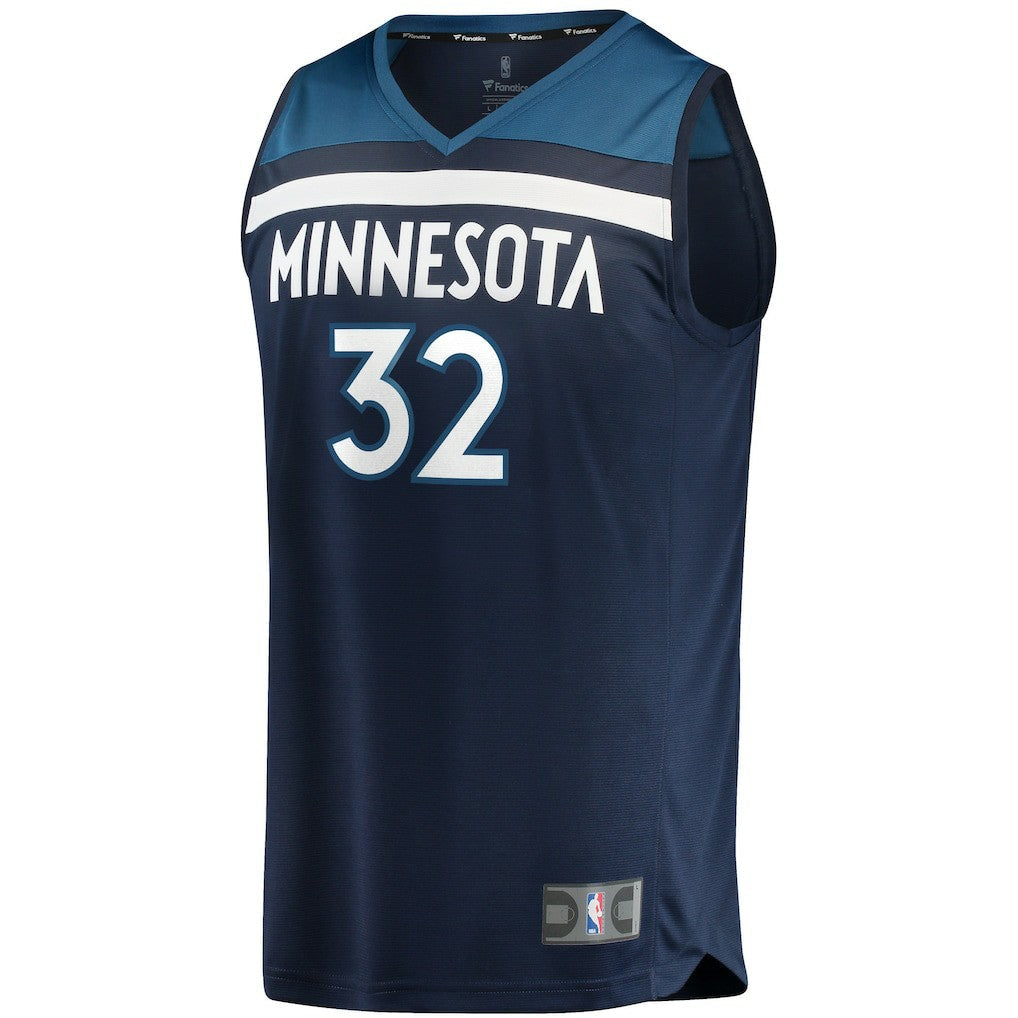 Karl-Anthony Towns Minnesota Timberwolves Fast Break Replica Player Jersey Navy - Icon Edition | Fanatics on sale