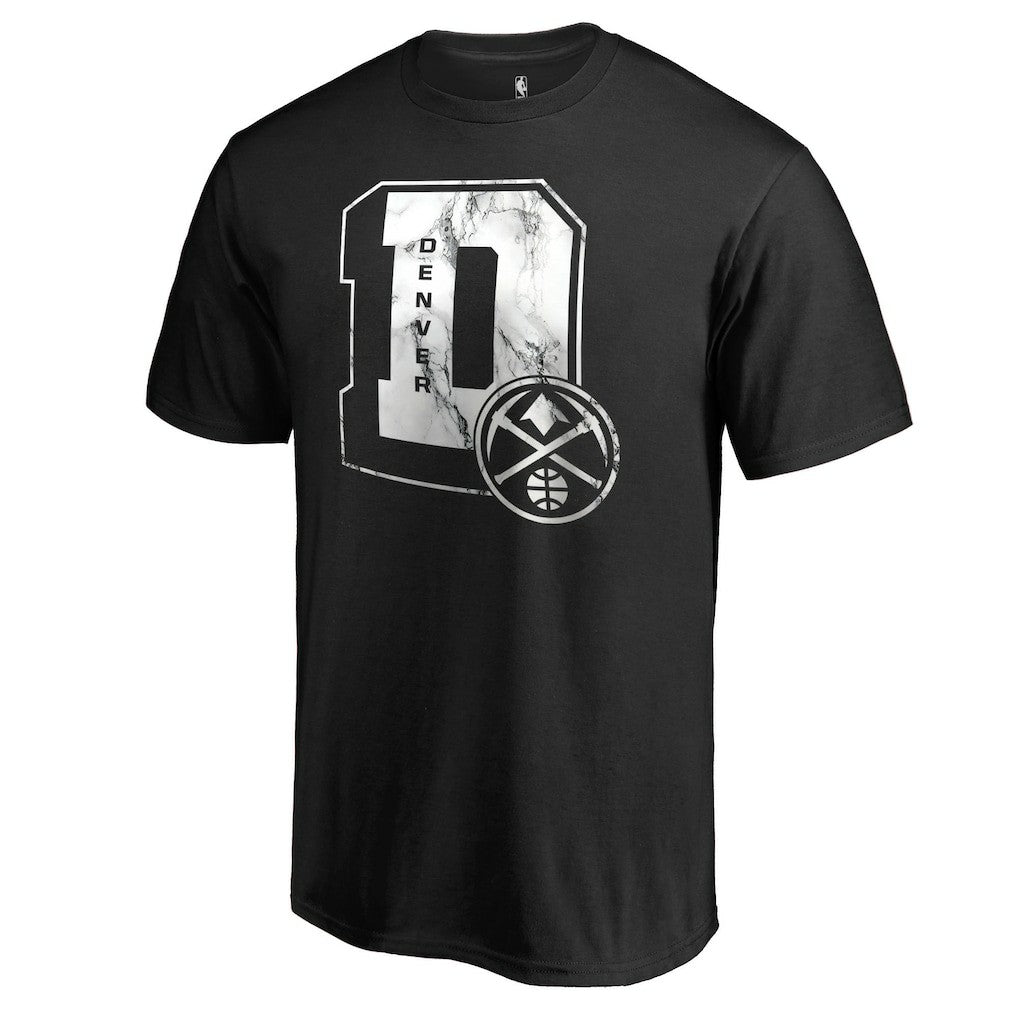 Denver Nuggets Letterman T-Shirt sale - Black discount
