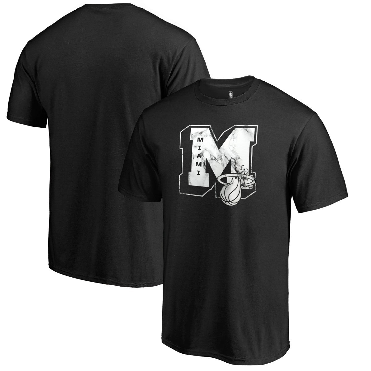 Miami Heat Letterman T-Shirt - Black for sale