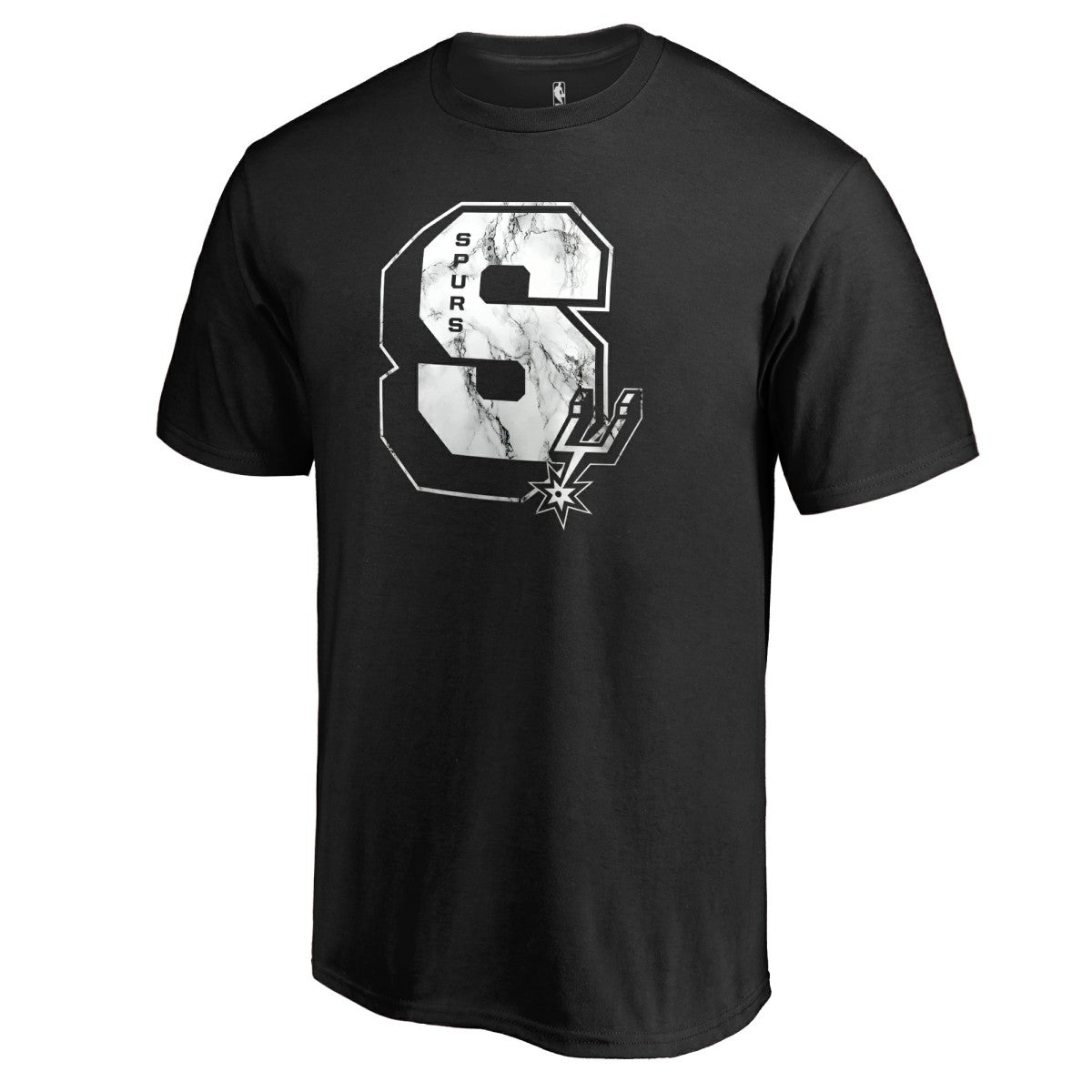 San Antonio Spurs Letterman T-Shirt - Black cheap