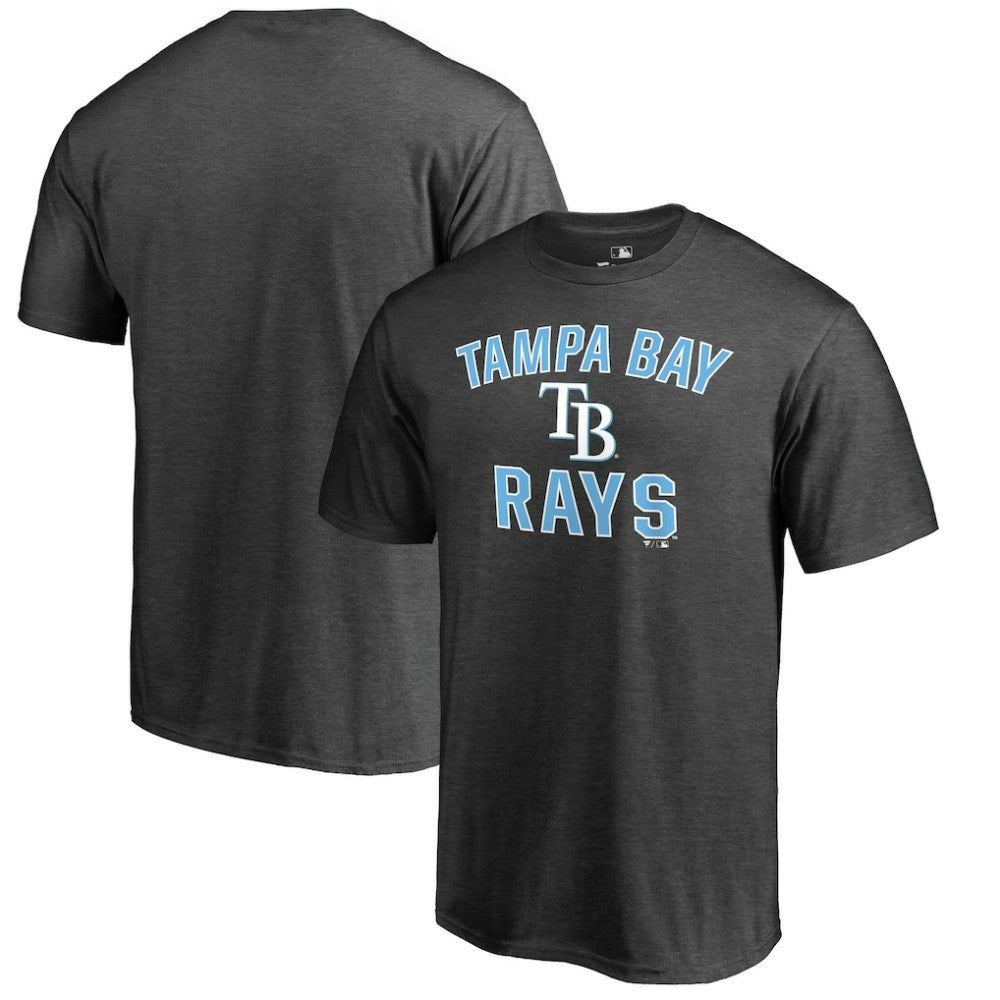 Tampa Bay Rays Core Basics Victory Arch T-Shirt - Heathered Gray