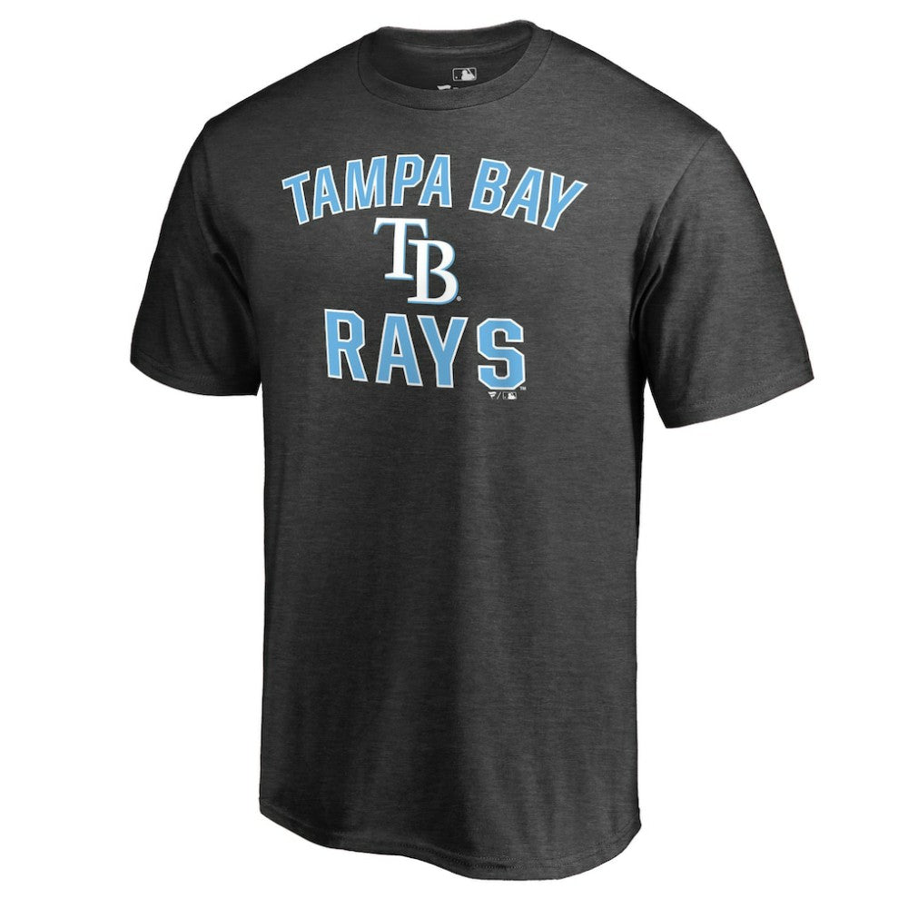Tampa Bay Rays Core Basics Victory Arch T-Shirt - Heathered Gray