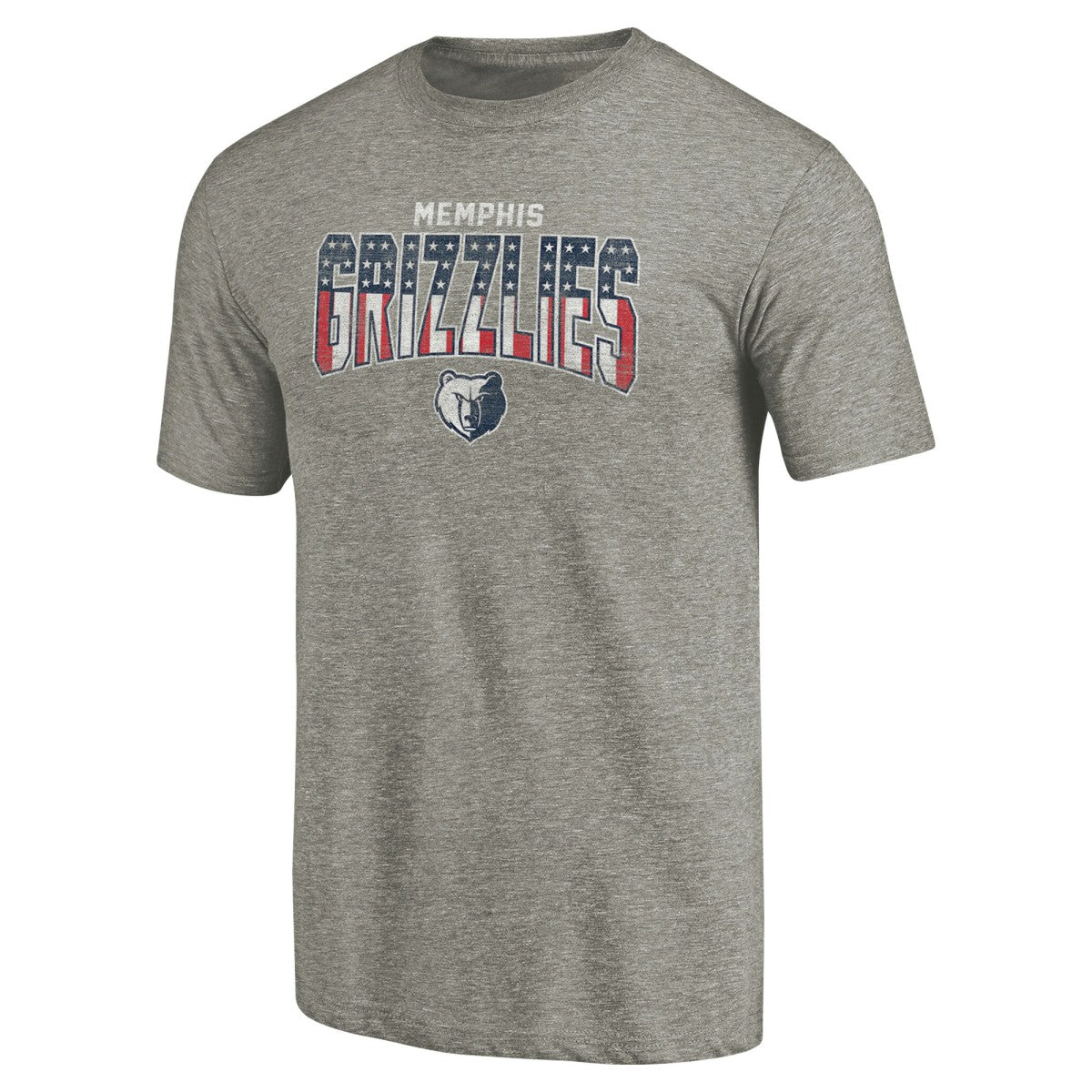 Memphis Grizzlies Freedom Tri-Blend T-Shirt - Gray cheap