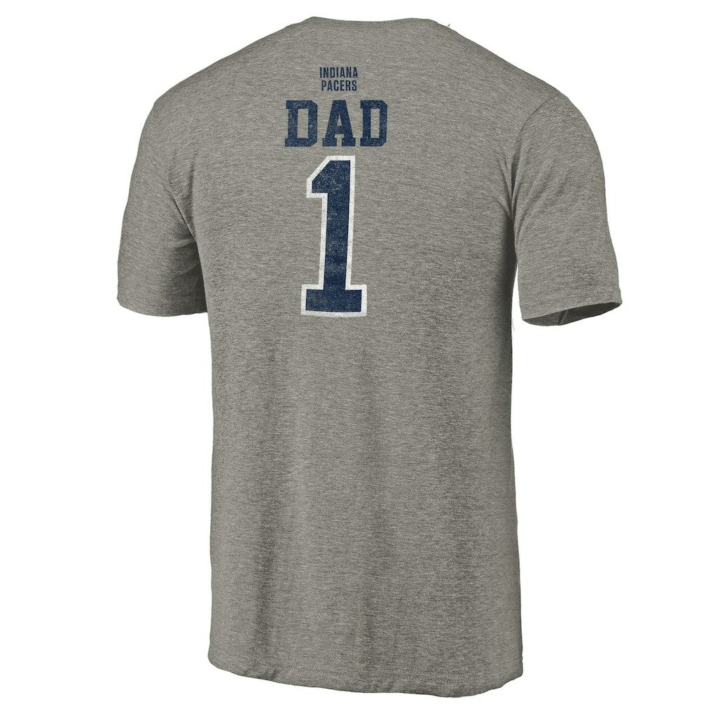 Indiana Pacers Greatest Dad Tri-Blend T-Shirt - Gray discount