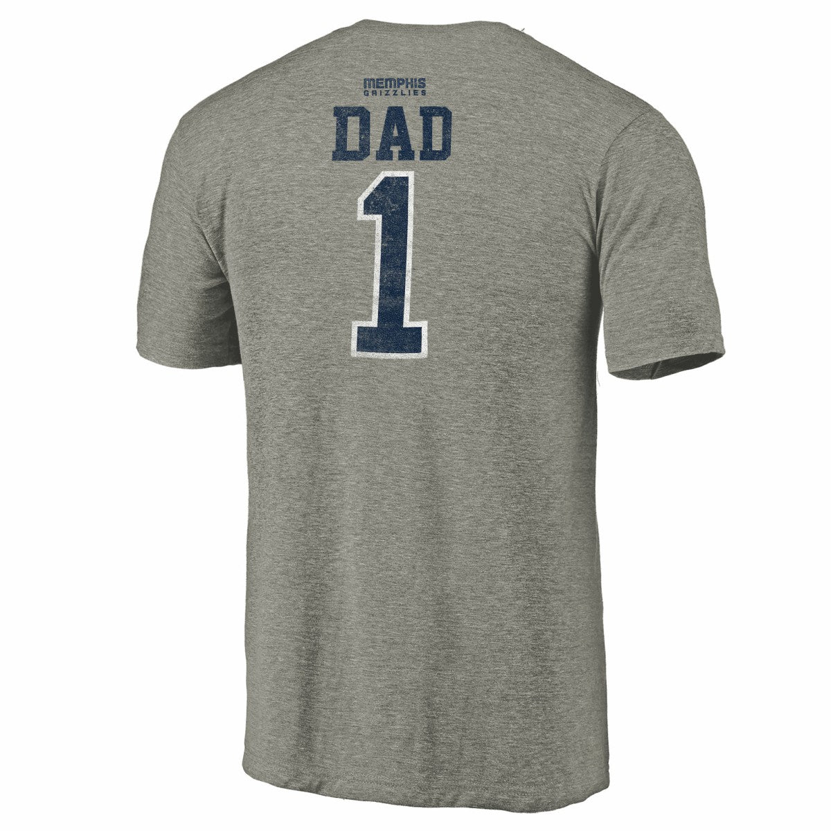 Memphis Grizzlies Greatest Dad Tri-Blend T-Shirt - Gray shop