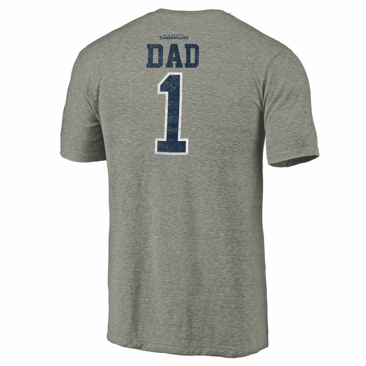 Minnesota Timberwolves Greatest Dad Tri-Blend T-Shirt - Gray outlet