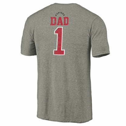 Toronto Raptors Greatest Dad Tri-Blend T-Shirt - Gray sale