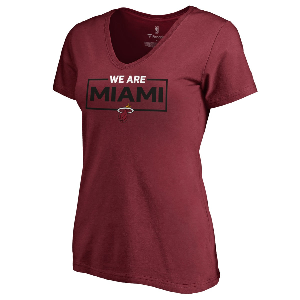 Miami Heat Women's We Are Iconic Collection V-Neck T-Shirt - Red on sale