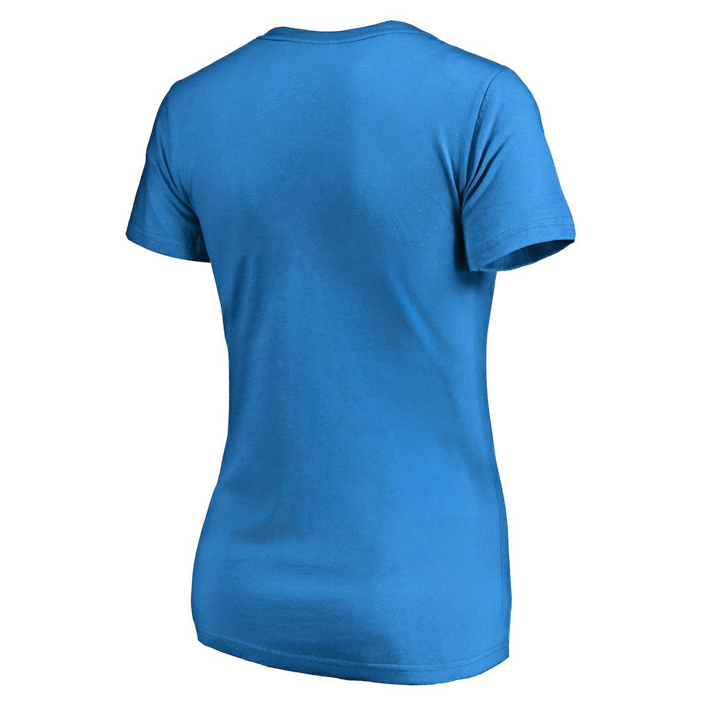 Oklahoma City Thunder Women's We Are Iconic Collection V-Neck T-Shirt - Blue for sale