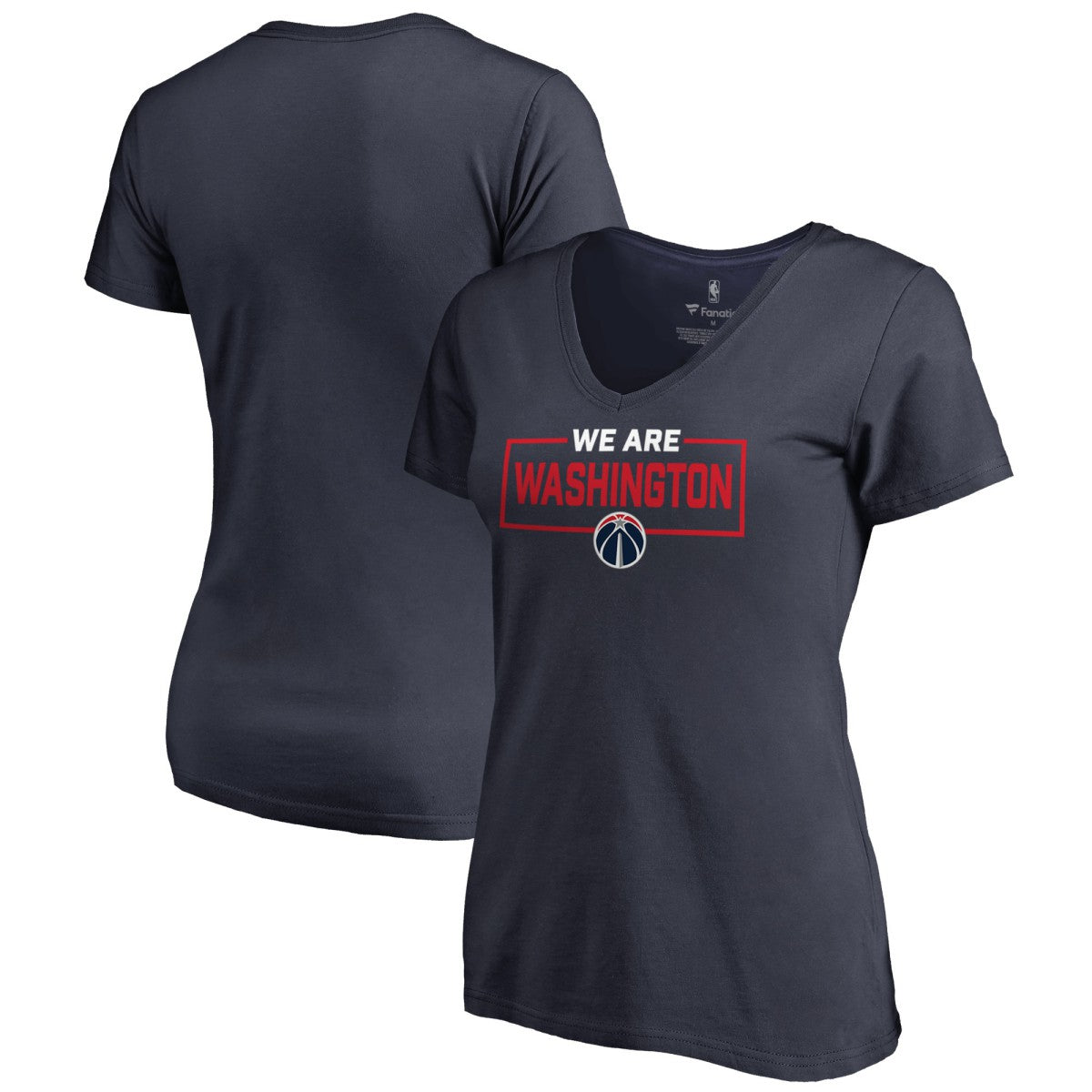 Washington Wizards Women's We Are Iconic Collection V-Neck T-Shirt - Navy online