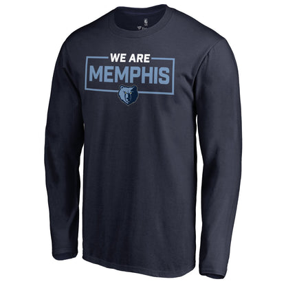 Memphis Grizzlies We Are Iconic Collection Long Sleeve T-Shirt - Navy sale