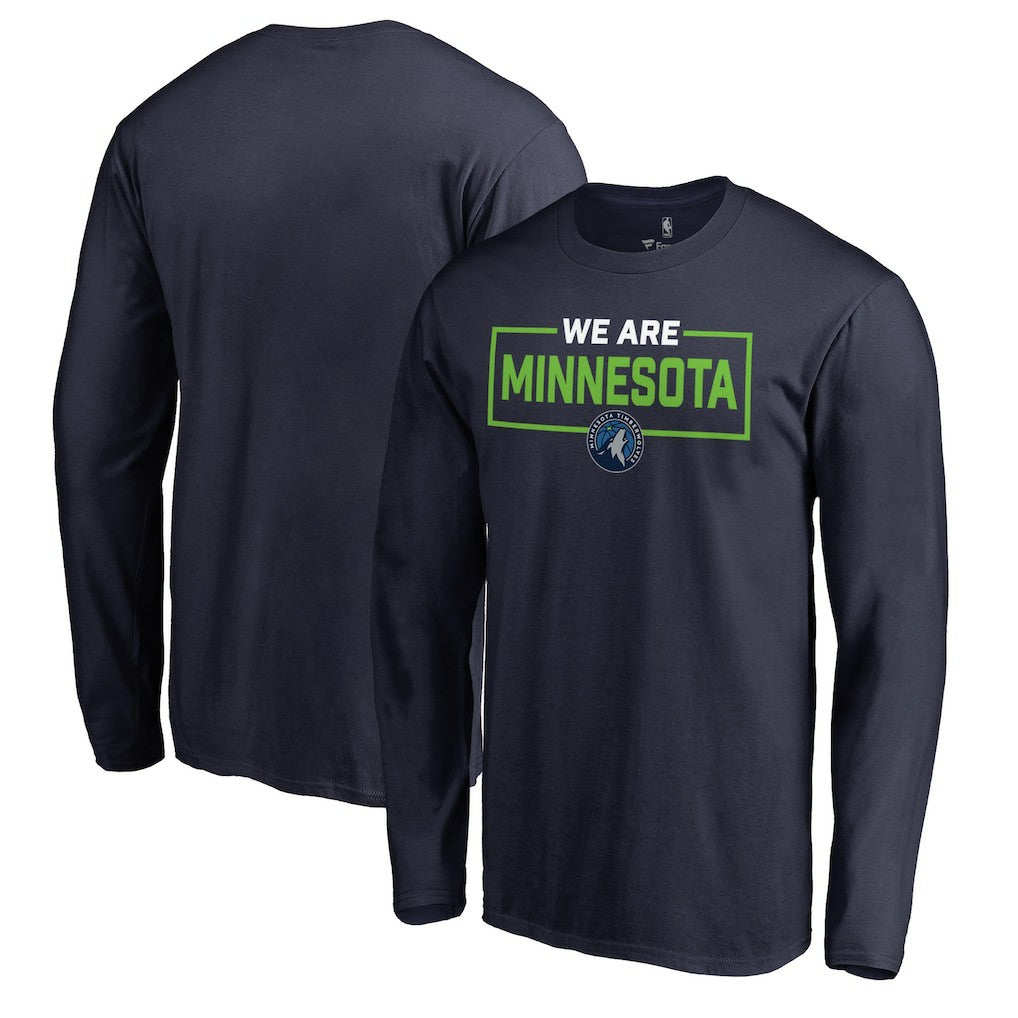 Minnesota Timberwolves We Are Iconic Collection Long Sleeve T-Shirt - Navy outlet