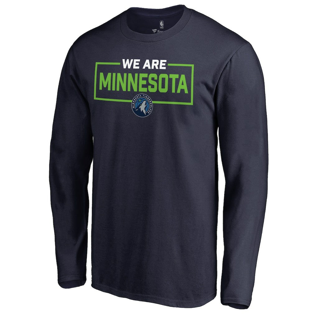 Minnesota Timberwolves We Are Iconic Collection Long Sleeve T-Shirt - Navy outlet