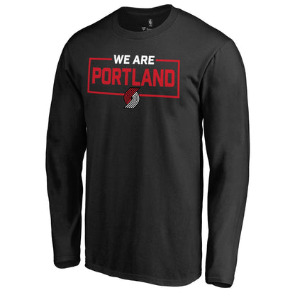 Portland Trail Blazers We Are Iconic Collection Long Sleeve T-Shirt - Black discount