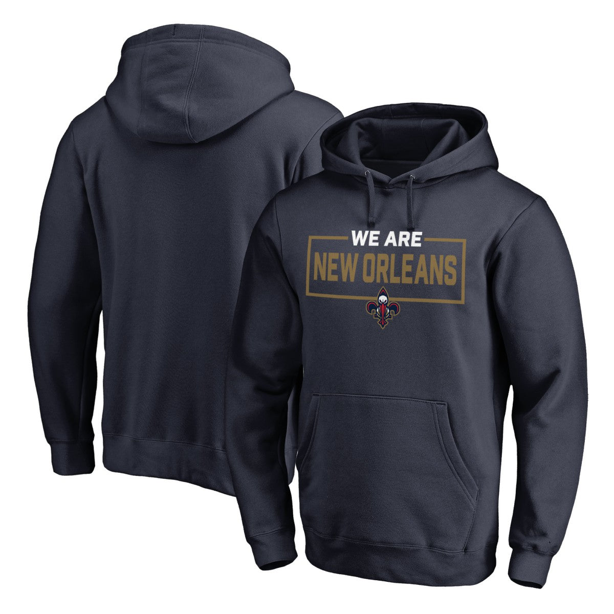 New Orleans Pelicans We Are Iconic Collection Pullover Hoodie - Navy on sale