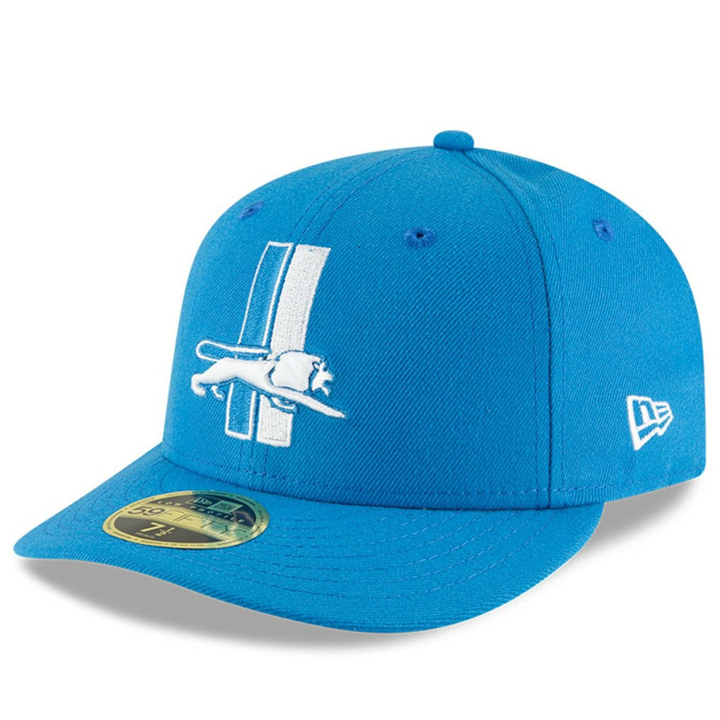 Detroit Lions New Era Omaha Throwback Low Profile 59FIFTY Fitted Hat - Blue online