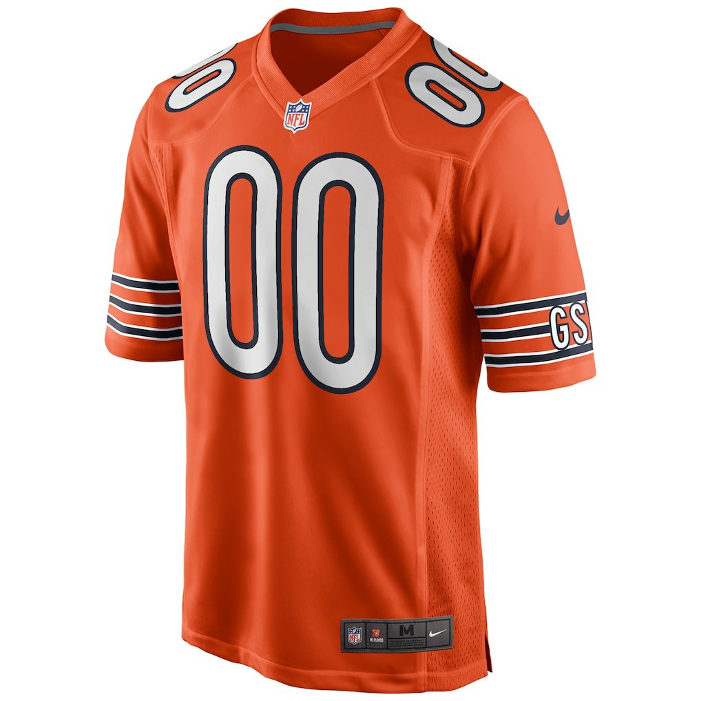 Chicago Bears Youth Alternate Custom Game Jersey - Orange | Nike cheap