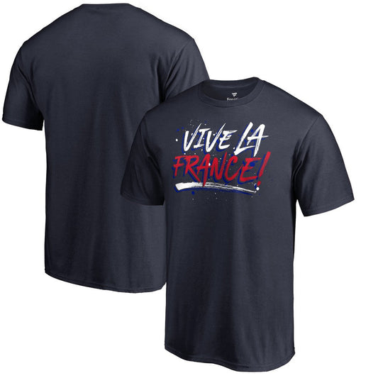 France Vive Le France T-Shirt - Navy for sale