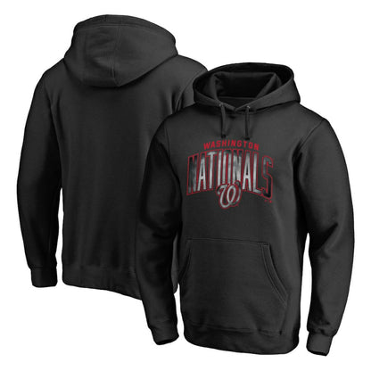 Washington Nationals Arch Smoke Pullover Hoodie - Black