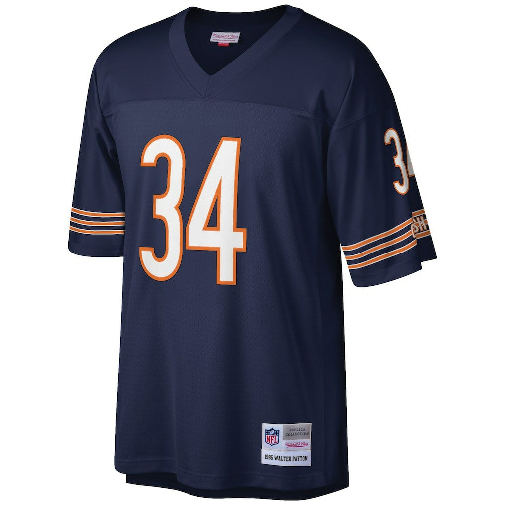 Walter Payton Chicago Bears Big & Tall 1985 Retired Player Replica Jersey - Navy for sale
