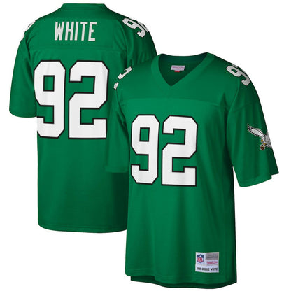Reggie White Philadelphia Eagles Big & Tall 1990 Retired Player Replica Jersey - Kelly Green online
