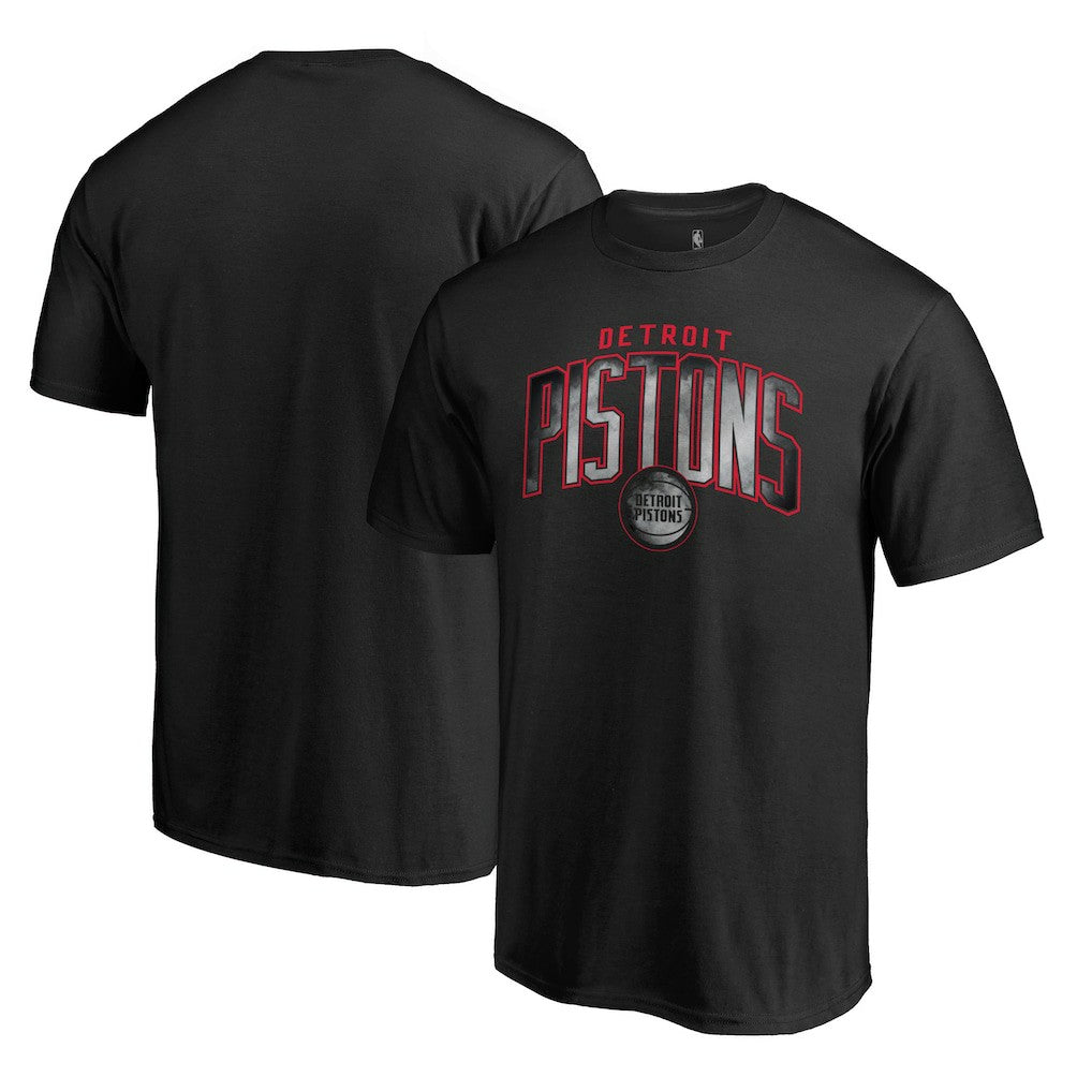 Detroit Pistons Arch Smoke T-Shirt sale - Black outlet
