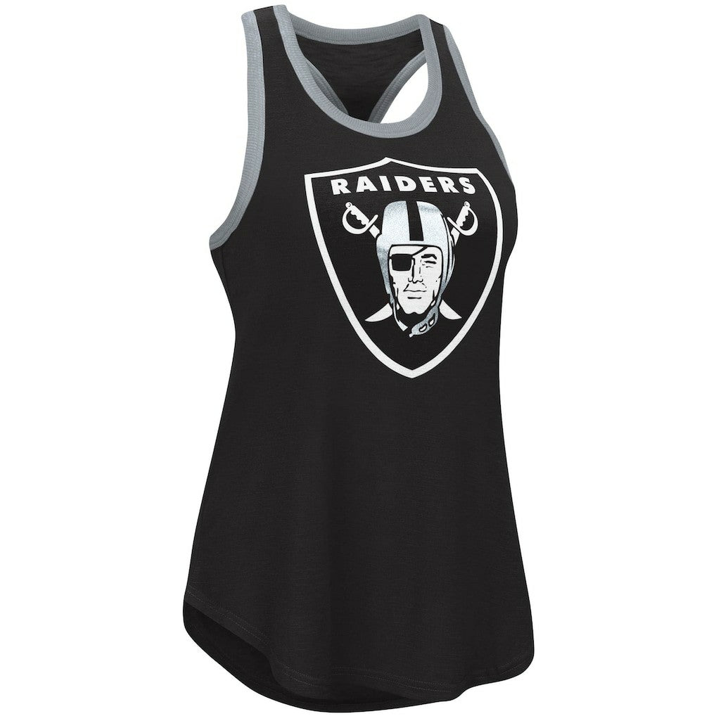 Las Vegas Raiders G-III 4Her by Carl Banks Women's Tater Tank Top - Black for sale