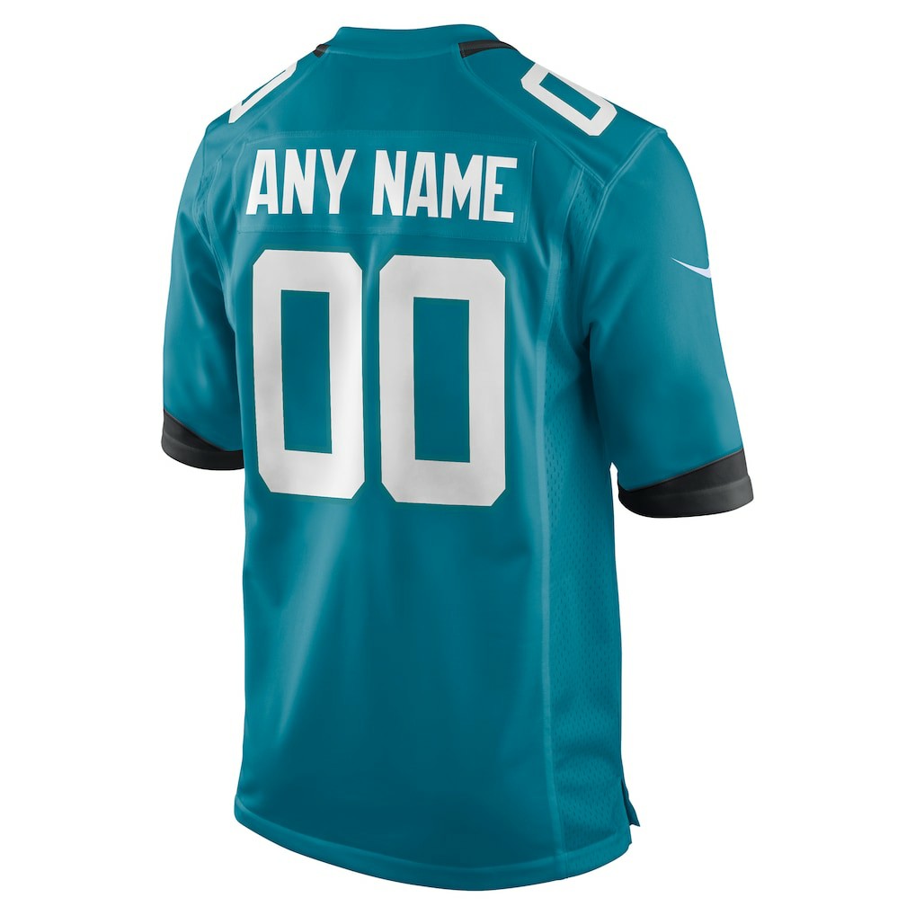 Jacksonville Jaguars Youth Custom Game Jersey - Teal | Nike cheap