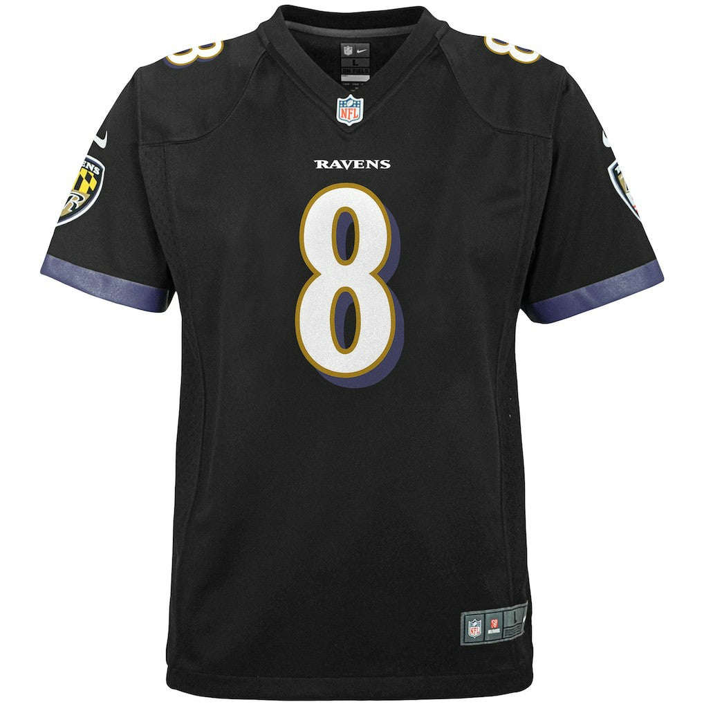 Lamar Jackson Baltimore Ravens Youth Game Jersey - Black | Nike discount