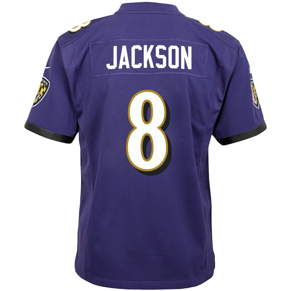 Lamar Jackson Baltimore Ravens Youth Game Jersey - Purple | Nike online
