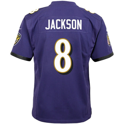 Lamar Jackson Baltimore Ravens Youth Game Jersey - Purple | Nike online