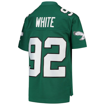 Reggie White Philadelphia Eagles Youth 1990 Legacy Retired Player Jersey - Green outlet