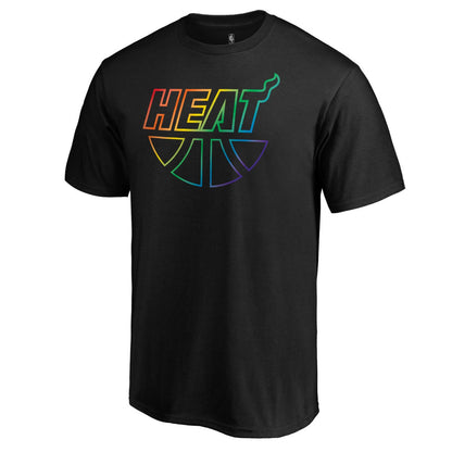 Miami Heat Team Pride Wordmark T-Shirt - Black sale