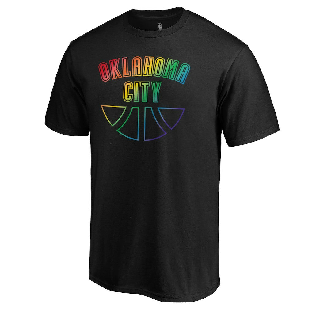 Oklahoma City Thunder Team Pride Wordmark T-Shirt - Black shop