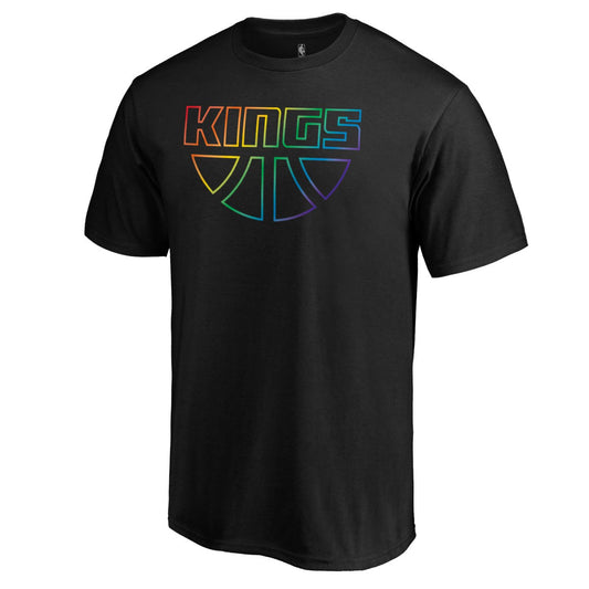 Sacramento Kings Team Pride Wordmark T-Shirt - Black for sale