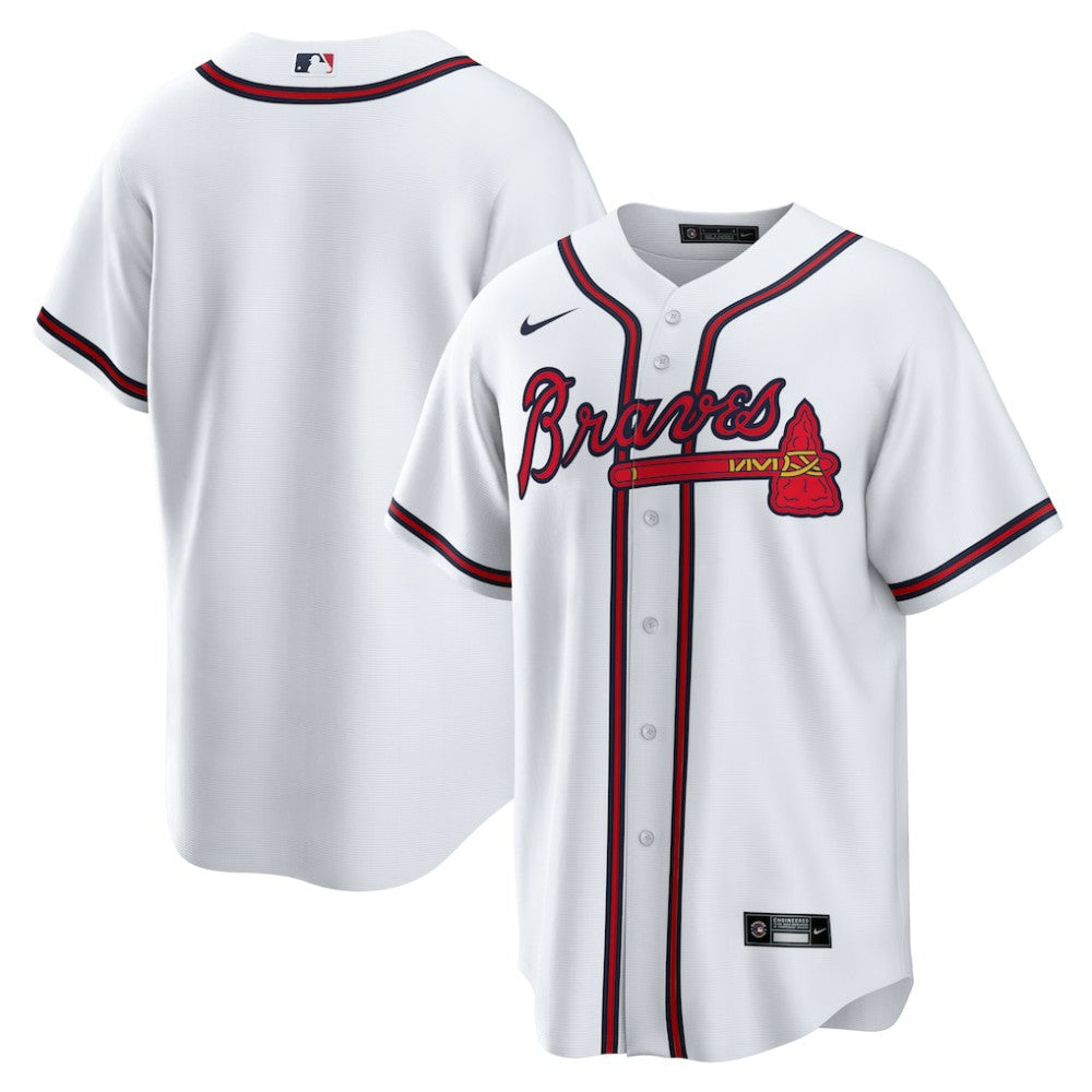 Atlanta Braves Home Replica Team Jersey - White | Nike