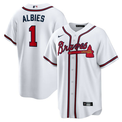 Ozzie Albies Atlanta Braves Home Replica Player Name Jersey - White | Nike
