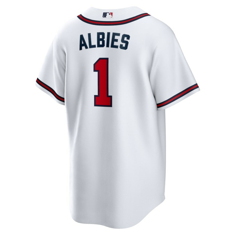 Ozzie Albies Atlanta Braves Home Replica Player Name Jersey - White | Nike
