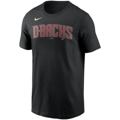 Arizona Diamondbacks Team Wordmark T-Shirt - Black | Nike