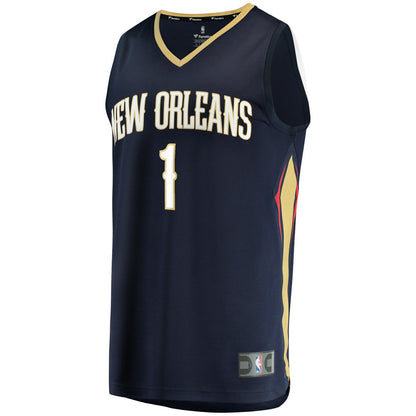 Zion Williamson New Orleans Pelicans Youth Replica Fast Break Jersey Navy - Icon Edition | Fanatics sale