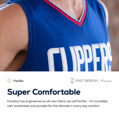 Kawhi Leonard LA Clippers Fast Break Replica Jersey Blue - Icon Edition | Fanatics outlet