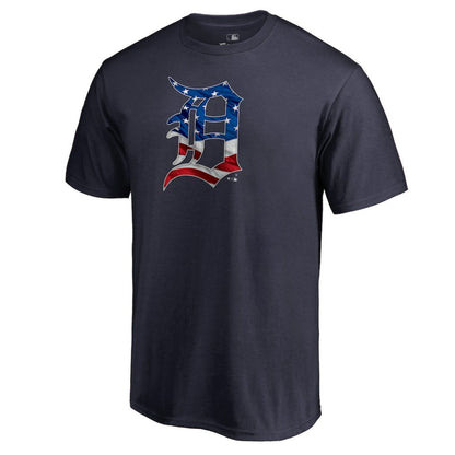 Miguel Cabrera Detroit Tigers Banner Wave Name & Number T-Shirt - Navy
