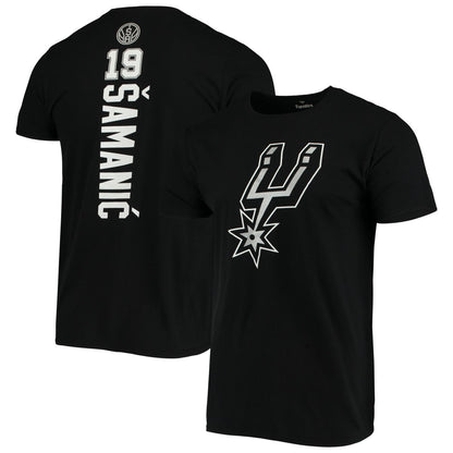 Luka Samanic San Antonio Spurs Playmaker Name & Number Logo T-Shirt - Black | Fanatics outlet
