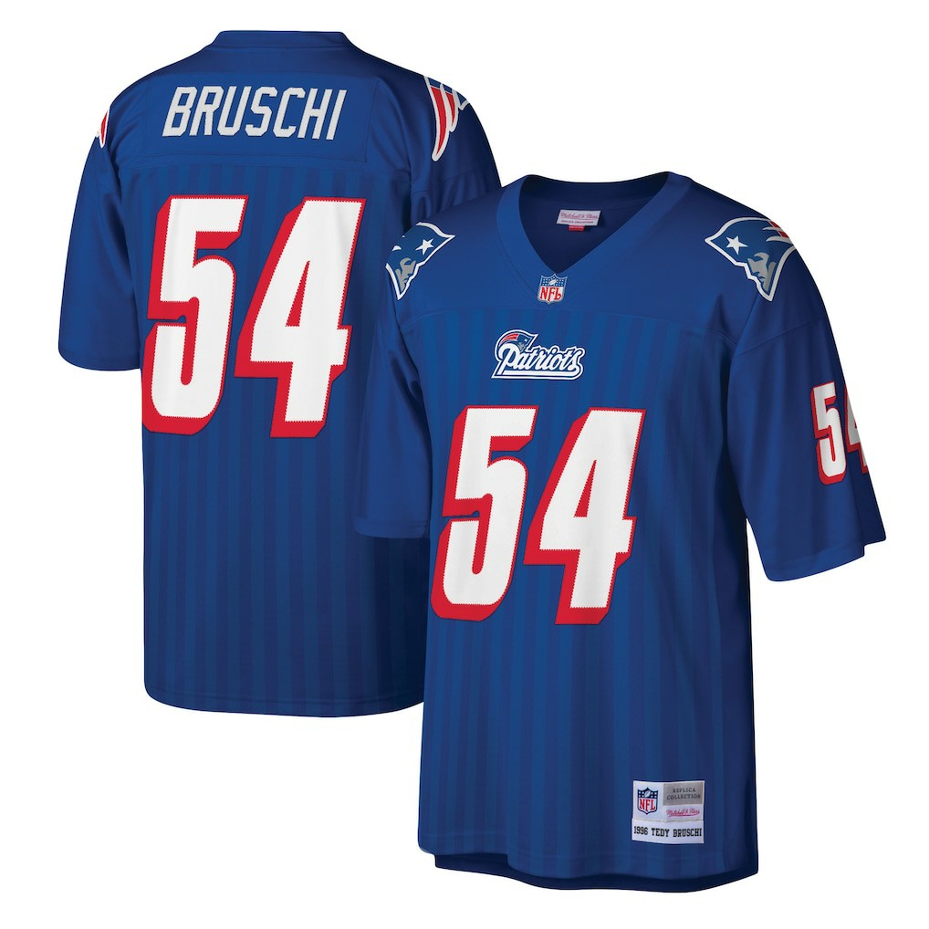 Tedy Bruschi New England Patriots Legacy Replica Jersey - Royal discount