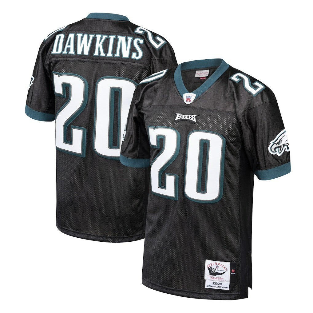 Brian Dawkins Philadelphia Eagles 2003 Authentic Throwback Retired Player Jersey - Black sale