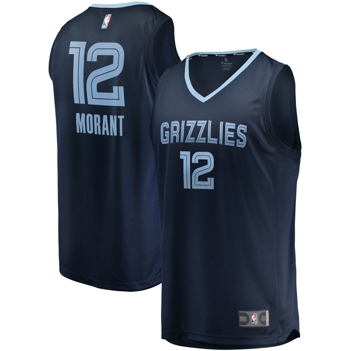 Ja Morant Memphis Grizzlies Fast Break Replica Jersey Navy - Icon Edition | Fanatics outlet