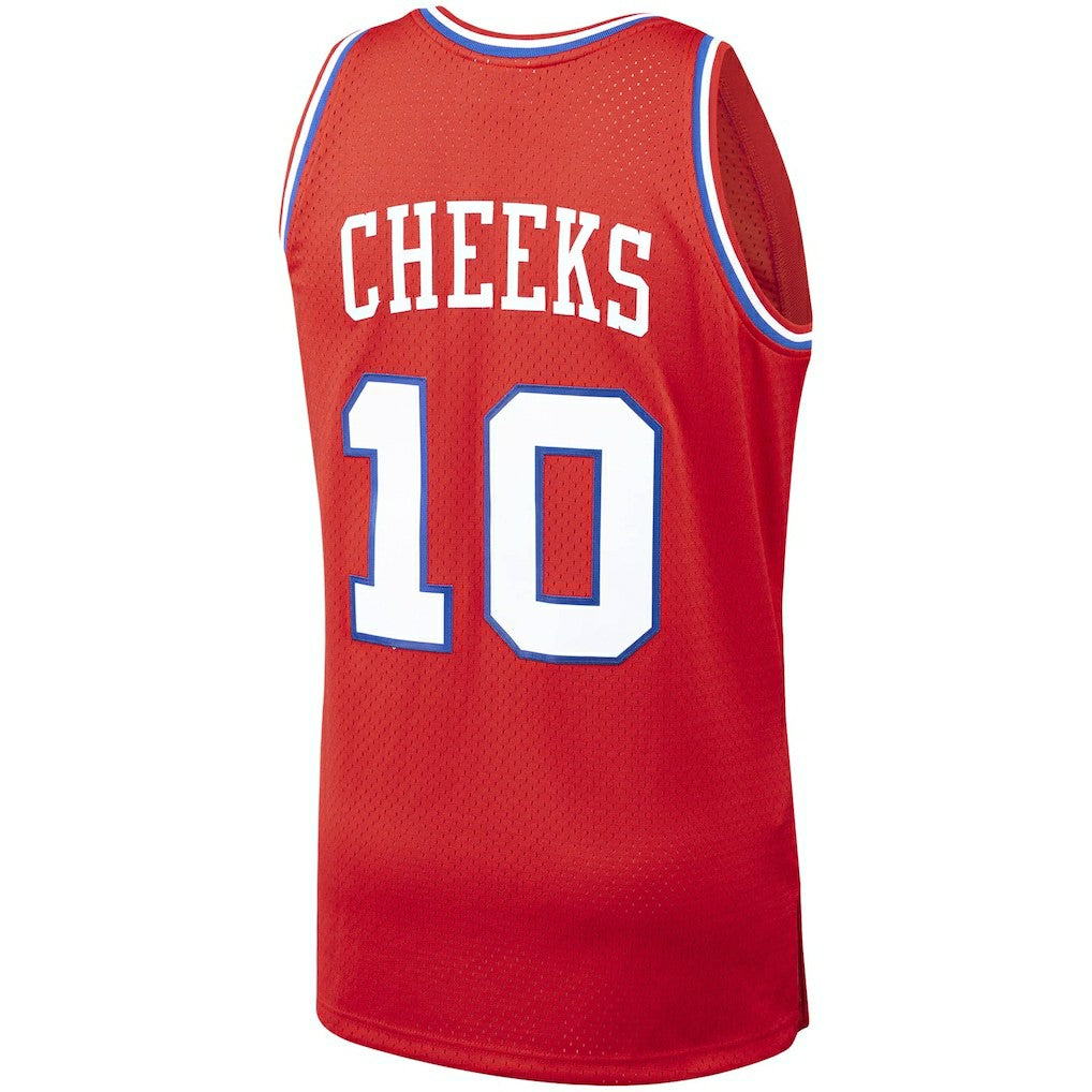 Maurice Cheeks Philadelphia 76ers Hardwood Classics Swingman Jersey - Red | Mitchell & Ness outlet