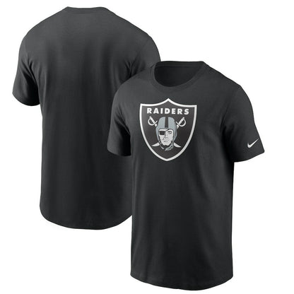 Las Vegas Raiders Primetime Logo Essential T-Shirt - Black | Nike for sale
